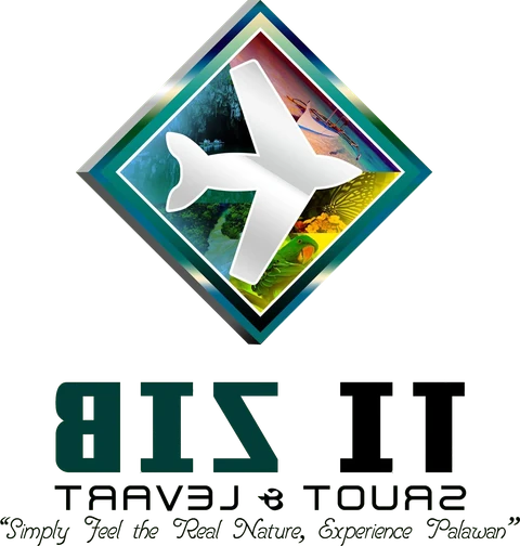 BIZ IT Travel and Tours logo — “Simply feel the real nature, experience Palawan”
